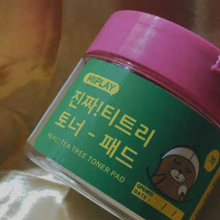 미플레이 진짜 티트리 토너 패드 — 5점을 준 리뷰어가 2018년 11월 올린 사용 사진