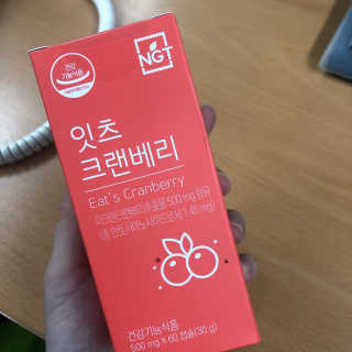네츄럴굿띵스 잇츠 크랜베리 1병 30일분 — 5점을 준 리뷰어가 2019년 10월 올린 사용 사진