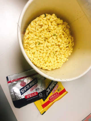오뚜기카레면 2차 모집 — 5점을 준 리뷰어가 2019년 2월 올린 사용 사진