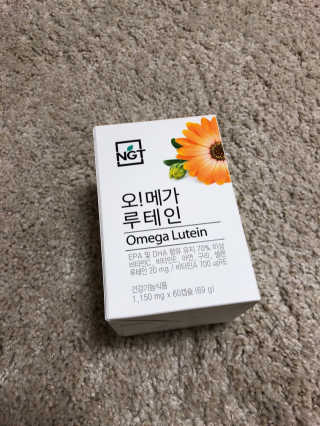 네츄럴굿띵스 오!메가루테인 60일분 — 5점을 준 리뷰어가 2019년 9월 올린 사용 사진