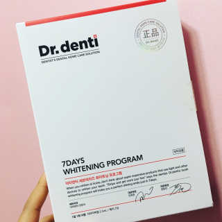 Dr.denti 닥터덴티 치아미백 7days 화이트닝 프로그램 — 3.5점을 준 리뷰어가 2016년 10월 올린 사용 사진