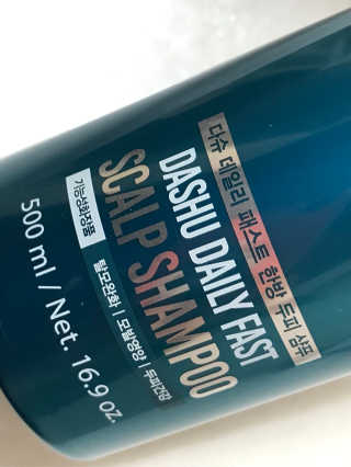 다슈코리아 다슈 데일리 패스트 한방 두피 샴푸 500ml — 5점을 준 리뷰어가 2018년 3월 올린 사용 사진