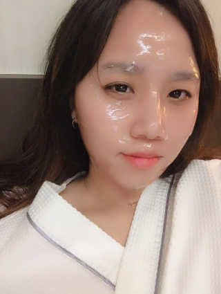 더메이블 라벤더 스킨 릴리프 하이드로겔 마스크 — 3.5점을 준 리뷰어가 2018년 12월 올린 사용 사진