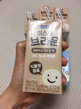헤이미스터브라운 [매일유업] 헤이 미스터브라운 12개입 — 5점을 준 리뷰어가 2019년 8월 올린 사용 사진