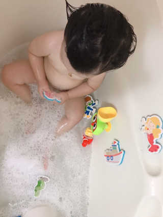 베블 탑투토우워시 바나나향 딸기향 랜덤 택1 — 5점을 준 리뷰어가 2019년 8월 올린 사용 사진