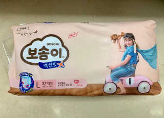 보솜이 액션핏 팬티형 — 4.5점을 준 리뷰어가 2019년 3월 올린 사용 사진