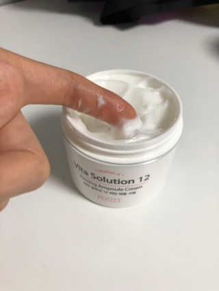 지고트 비타솔루션12 퍼밍 앰플 크림 100ml — 3점을 준 리뷰어가 2019년 7월 올린 사용 사진