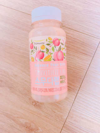 풀무원 스무디랩 피치&비타 — 4점을 준 리뷰어가 2017년 11월 올린 사용 사진