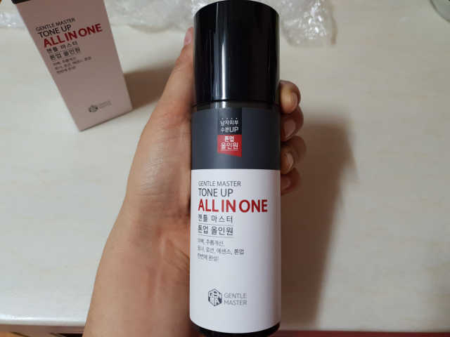 젠틀마스터 톤업올인원 150ml 리뷰 사진