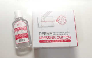 나이팅게일 광채토너130ml+더마 드레싱 코튼 100 SET — 5점을 준 리뷰어가 2018년 5월 올린 사용 사진