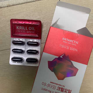 이너블릭 이너타임 크릴오일 — 3점을 준 리뷰어가 2019년 12월 올린 사용 사진