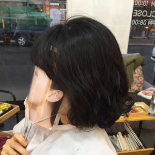 [헤어블리] 정품 시세이도펌 이용권 — 5점을 준 리뷰어가 2019년 4월 올린 사용 사진
