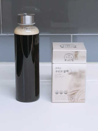 [하우투잇] 뤼에르 쿠르브 블랙 10ml x 30포 총 300ml — 4점을 준 리뷰어가 2020년 3월 올린 사용 사진
