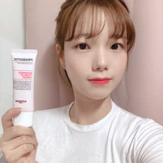 일동제약 퍼스트랩 프로바이오틱 래디언스 톤업크림 — 4점을 준 리뷰어가 2018년 9월 올린 사용 사진