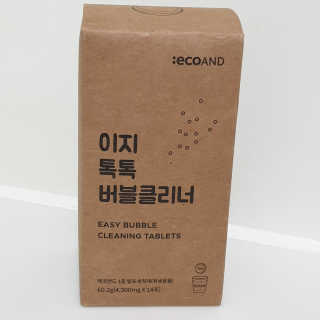 [에코앤드]이지톡톡 버블클리너 1종세척제 — 4점을 준 리뷰어가 2019년 6월 올린 사용 사진