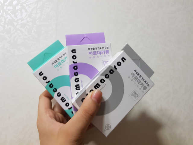 아로마카롱 천연 고체 방향제 3종 리뷰 사진