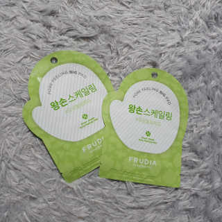 [후르디아] 청포도 매끈약산성 필링 패드_50매 세트 — 5점을 준 리뷰어가 2019년 9월 올린 사용 사진