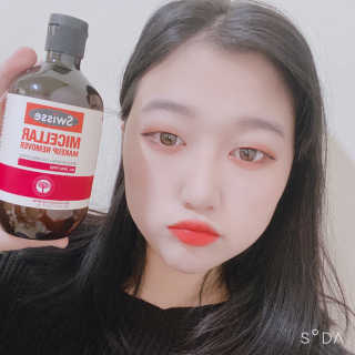 SWISSE 스위스 미셀라 메이크업 리무버 — 5점을 준 리뷰어가 2019년 12월 올린 사용 사진