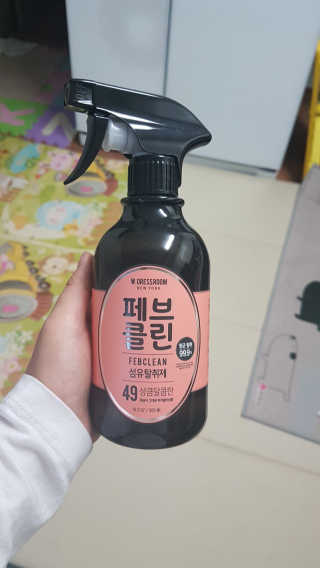 더블유드레스룸 페브클린 500ml — 5점을 준 리뷰어가 2018년 11월 올린 사용 사진