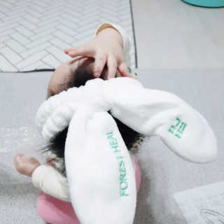 포레스트힐 그린 밸런스 클렌져 100ml + 토끼 헤어밴드 — 4점을 준 리뷰어가 2020년 2월 올린 사용 사진