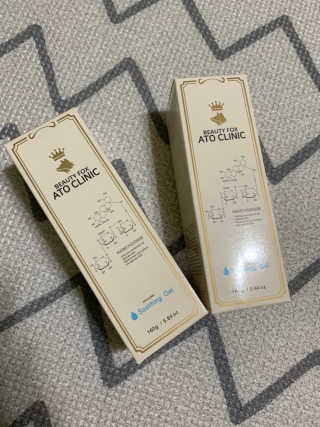 뷰티여우_아토클리닉 [아토클리닉] 아기들이 쓰는 보습, 진정 수딩젤 2개 — 4점을 준 리뷰어가 2019년 5월 올린 사용 사진