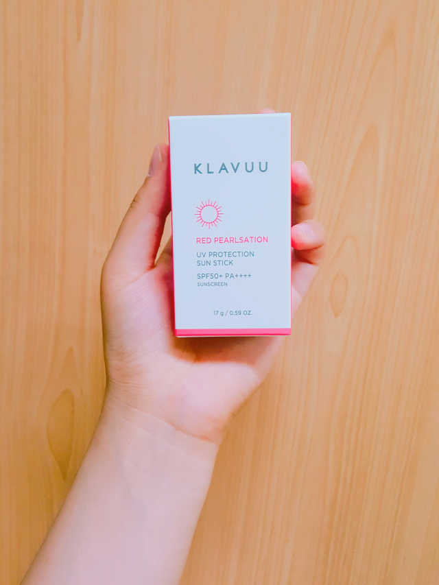 레드 펄세이션 UV 프로텍션 선스틱 리뷰 사진
