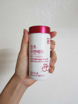 네츄럴굿띵스 잇츠 크랜베리 1병 30일분 — 5점을 준 리뷰어가 2019년 10월 올린 사용 사진
