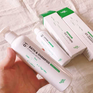 타가베이비 바스앤샴푸, 로션 — 3점을 준 리뷰어가 2020년 1월 올린 사용 사진