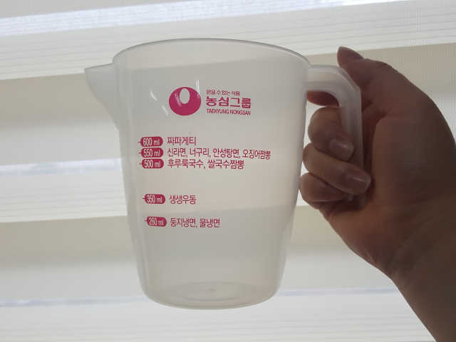 농심 다용도 라면계량컵 1000mlx3개 리뷰 사진