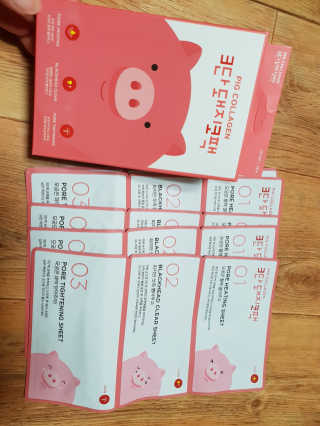 오리지널 미팩토리 3단 돼지코팩 5매입 X 2 — 4.17점을 준 리뷰어가 2018년 7월 올린 사용 사진
