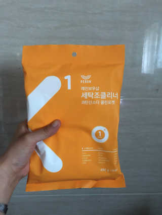 레인보우샵 올인원세탁세제,베이킹소다 스틱포6개입+세탁조클리너 — 4.33점을 준 리뷰어가 2018년 4월 올린 사용 사진