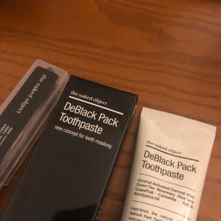 the naked object 디블랙팩치약 디블랙칫솔 세트 — 5점을 준 리뷰어가 2020년 1월 올린 사용 사진