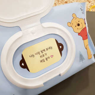보솜이 아기물티슈 베이비케어 푸에디션 캡 74매 10입 — 5점을 준 리뷰어가 2019년 4월 올린 사용 사진