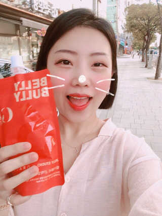 벨리불리 젤리스튜디오 곤약젤리 8종 — 5점을 준 리뷰어가 2018년 9월 올린 사용 사진