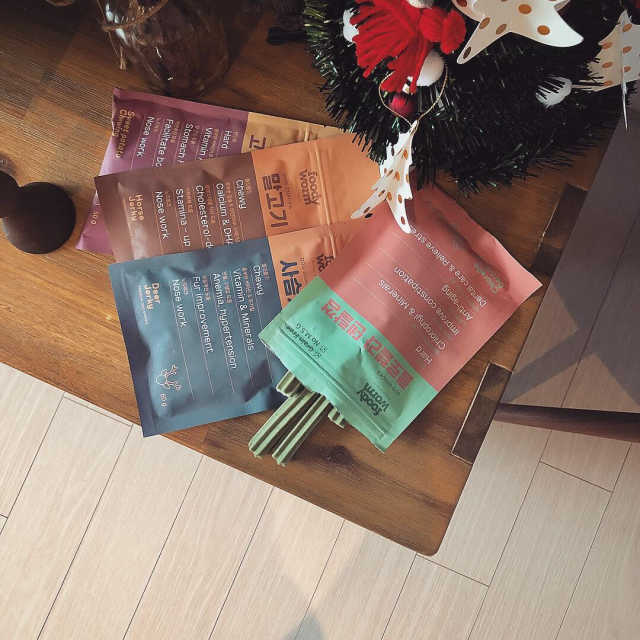 [푸디웜] 강아지 저알러지 수제간식 4종세트 리뷰 사진
