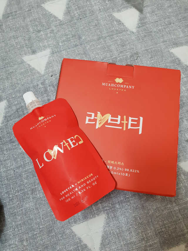 러브티 히비스커스 이너뷰티 워터 리뷰 사진