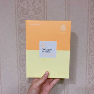 클리앳 콜라겐 액티브 마스크 10매 — 4점을 준 리뷰어가 2019년 7월 올린 사용 사진