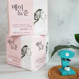 메이앤준 소프트맥스 생리대 — 5점을 준 리뷰어가 2019년 4월 올린 사용 사진