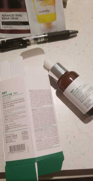 앰플엔 AMPLEN VC SHOT AMPOULE — 5점을 준 리뷰어가 2019년 8월 올린 사용 사진