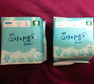 보타메디 마이아이엠 생리대 — 5점을 준 리뷰어가 2018년 11월 올린 사용 사진