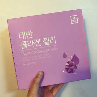 네츄럴굿띵스 태반 콜라겐 젤리 15포 — 5점을 준 리뷰어가 2018년 12월 올린 사용 사진