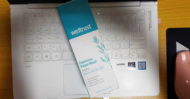 웨트러스트 티트리 페미닌 폼 워시 리뷰 사진