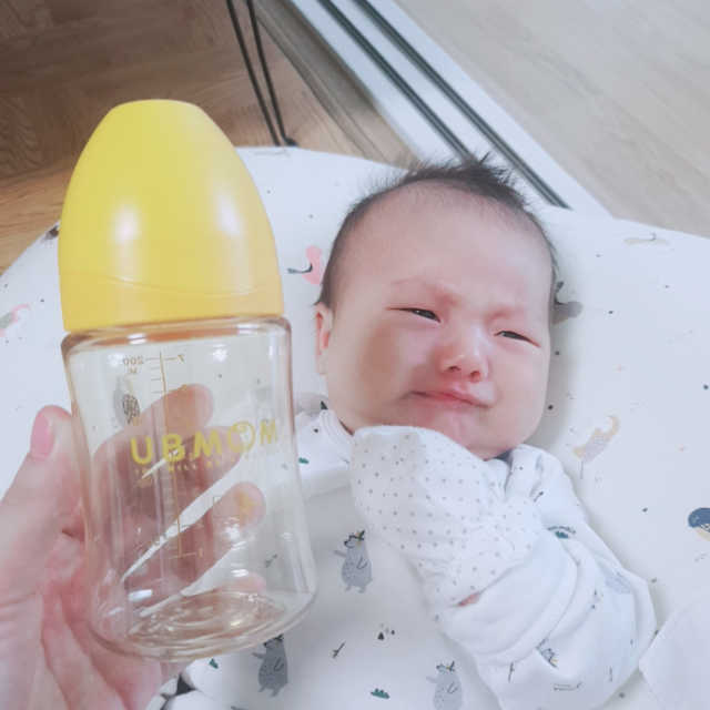 유비맘 PPSU 젖병 노꼭지_200ml_컬러 랜덤 발송 리뷰 사진