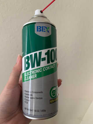 BW-100, 전자 접점 클리너 — 5점을 준 리뷰어가 2019년 11월 올린 사용 사진
