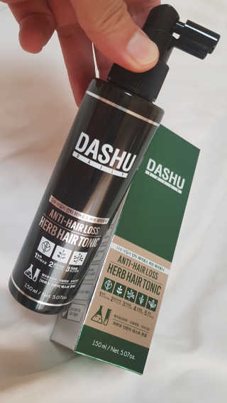 다슈코리아 다슈 데일리 안티 헤어로스 허브 헤어토닉 150ml — 5점을 준 리뷰어가 2019년 8월 올린 사용 사진