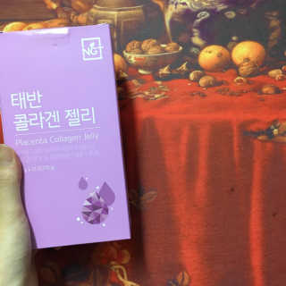 네츄럴굿띵스 태반 콜라겐 젤리 15포 — 3점을 준 리뷰어가 2019년 6월 올린 사용 사진