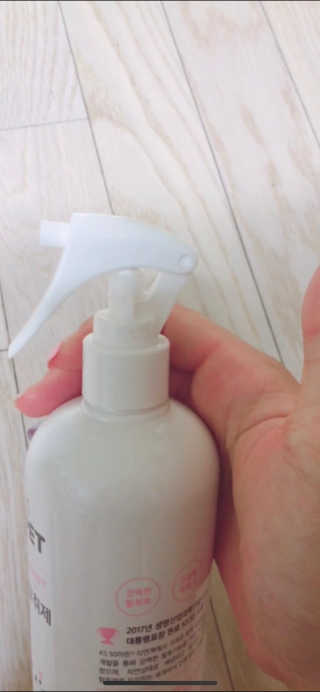 미자펫 반려동물탈취제 500ml — 3.83점을 준 리뷰어가 2018년 8월 올린 사용 사진