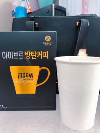 한국맥널티 아이브루 방탄커피 — 5점을 준 리뷰어가 2019년 9월 올린 사용 사진