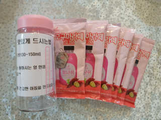 보나쉬슬림 고구마라떼 6pc+보틀 — 5점을 준 리뷰어가 2019년 6월 올린 사용 사진
