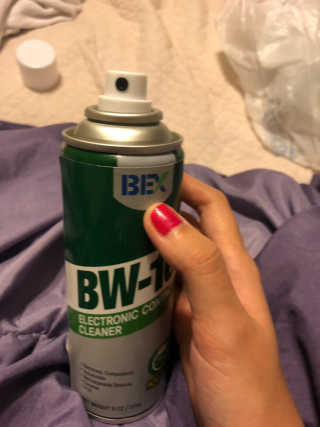 BW-100, 전자 접점 클리너 — 4점을 준 리뷰어가 2019년 8월 올린 사용 사진